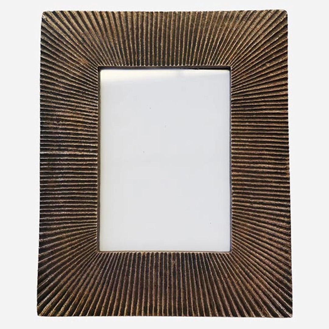 Etched 4"x6" Photo Frame | Antique Brass - Suzie Anderson Home