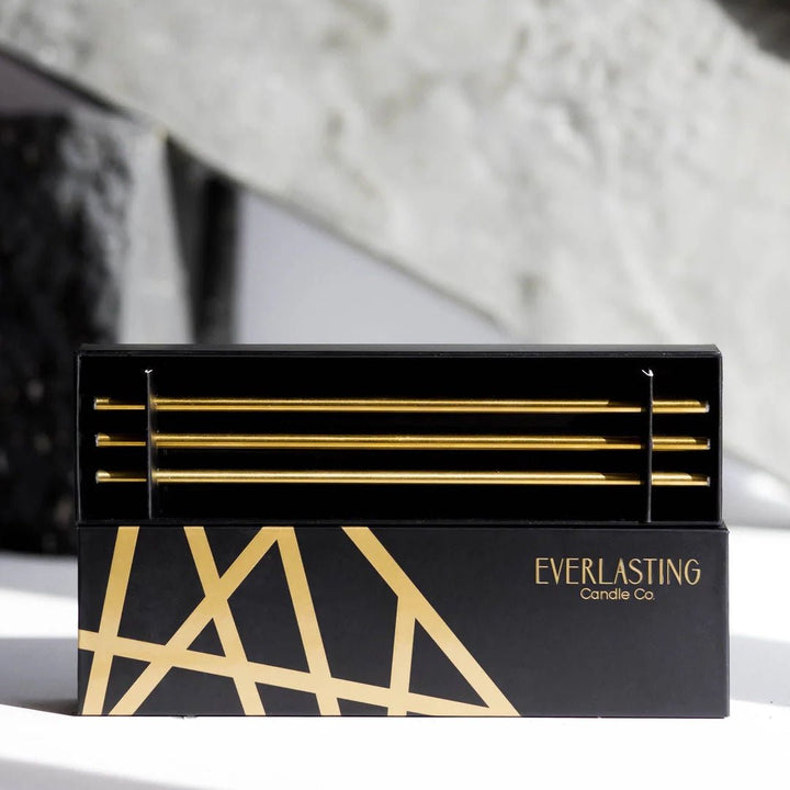 Everlasting Gold Candle Pack of 3 - Suzie Anderson Home