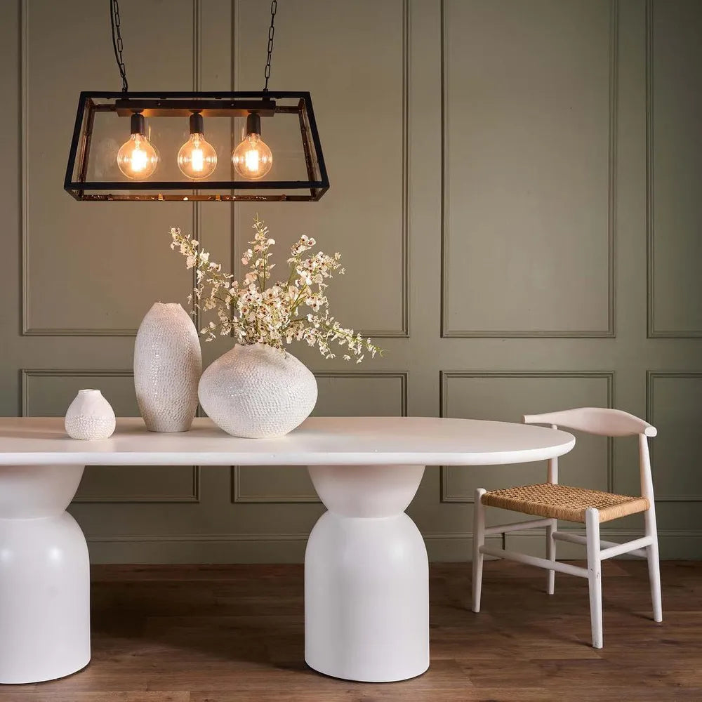 Jaylen Vase | Ceramic Cream | H14.5cm