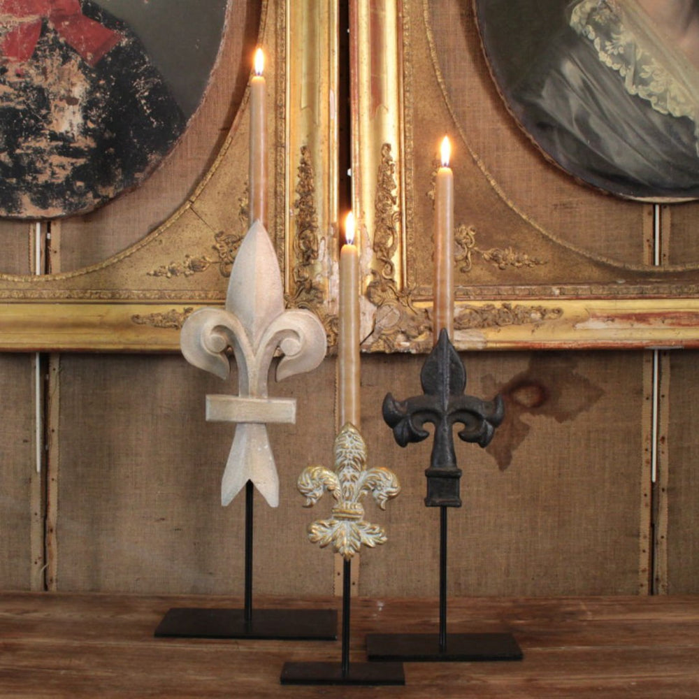 Fleur de Lys candleholder | Medium - Suzie Anderson Home
