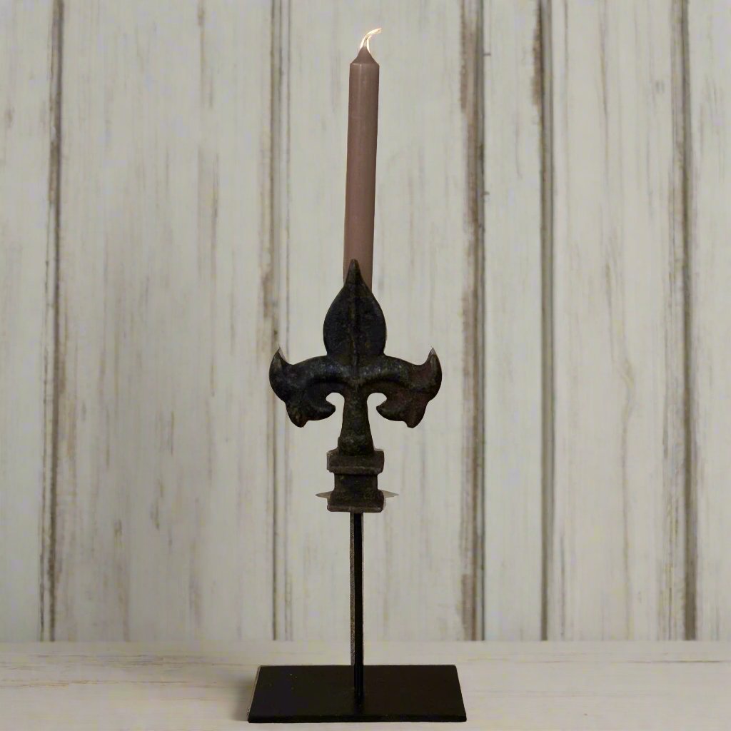 Fleur de Lys candleholder | Medium - Suzie Anderson Home