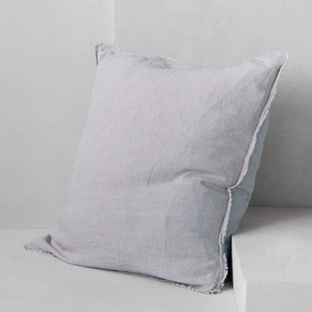 Flocca Euro Pillowcase | Fog - Suzie Anderson Home