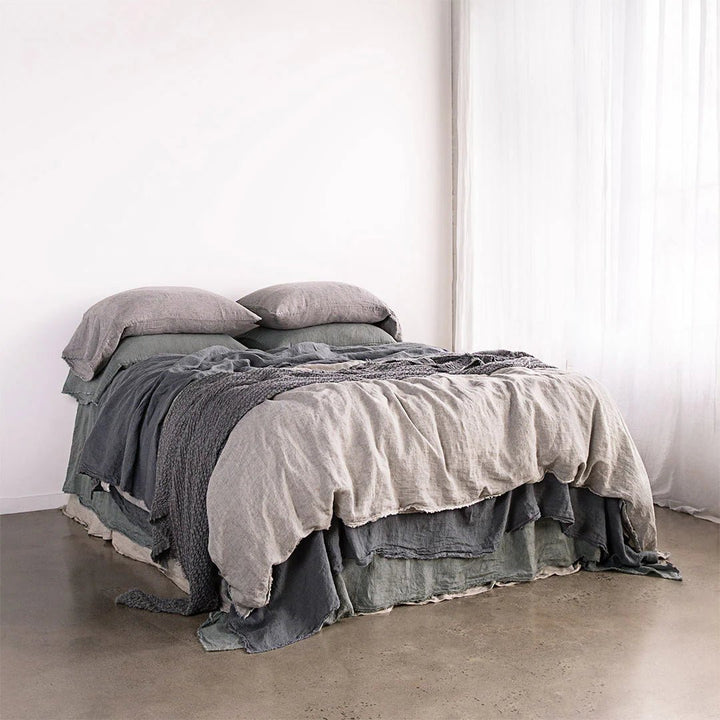 Flocca Flat Sheet | Tempest - Suzie Anderson Home