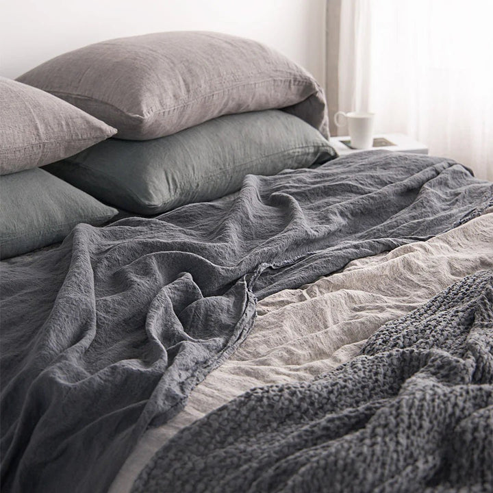 Flocca Flat Sheet | Tempest - Suzie Anderson Home