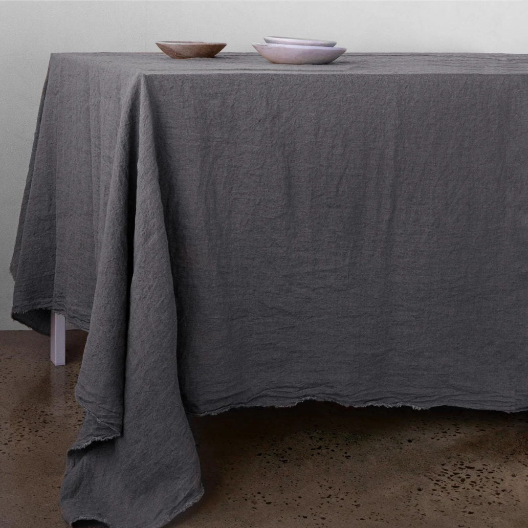 Flocca Linen Table Cloth | Tempest - Suzie Anderson Home