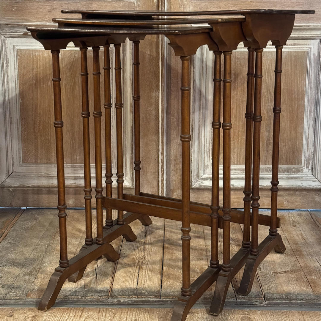 Floral Nesting Tables | Set of 3