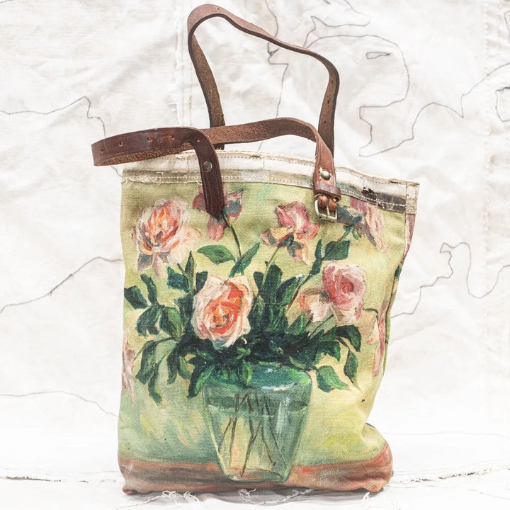 Swarm Canvas Tote Bag | Blush Roses