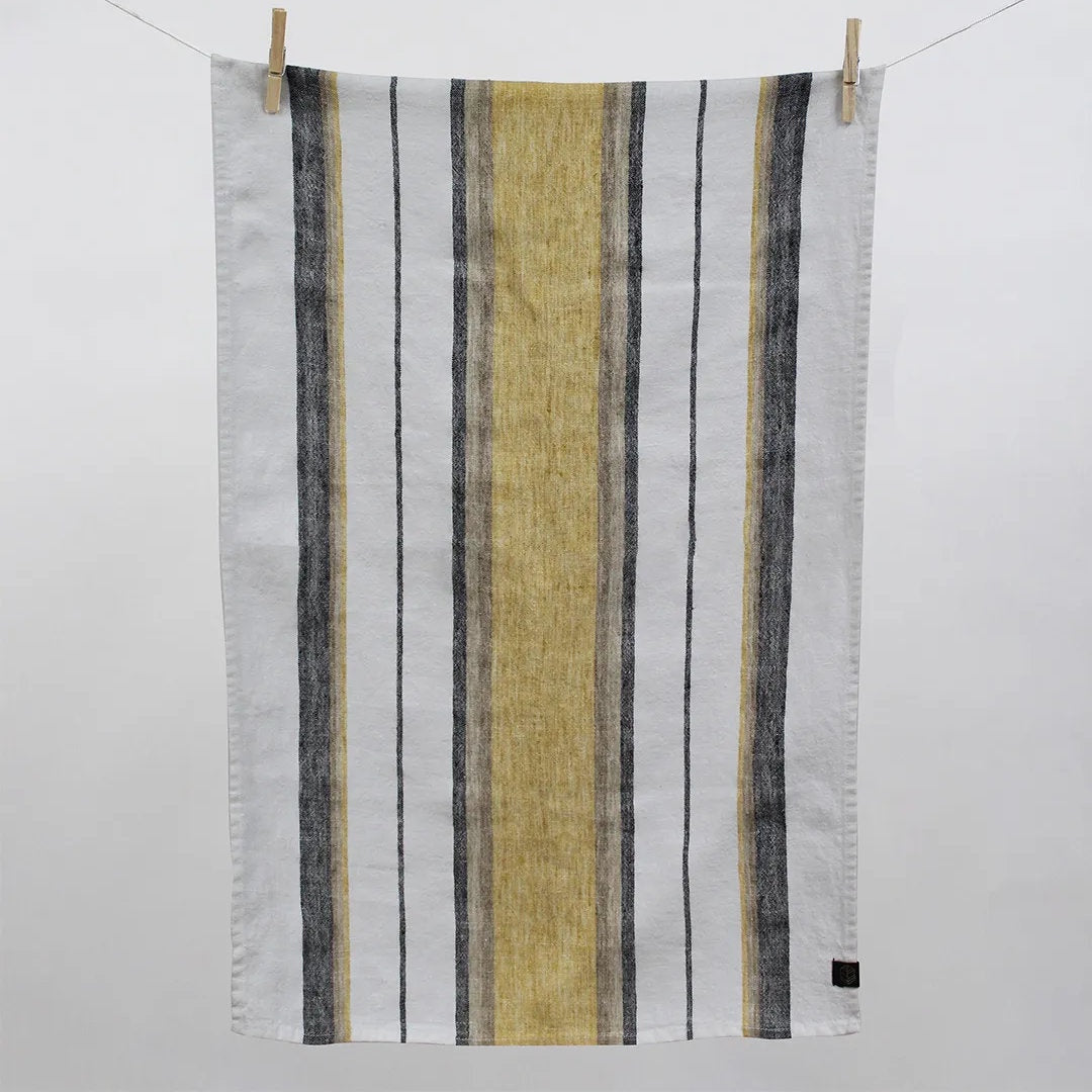 Portofino Linen Tea Towel | Safran