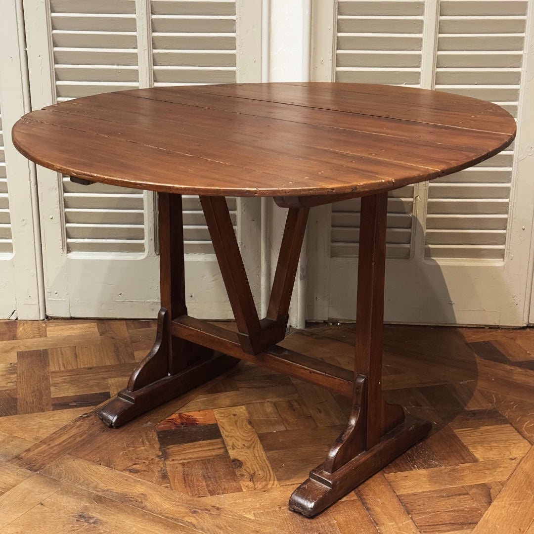 French Antique Oak Vigneron Table | Chartres 2 - Suzie Anderson Home