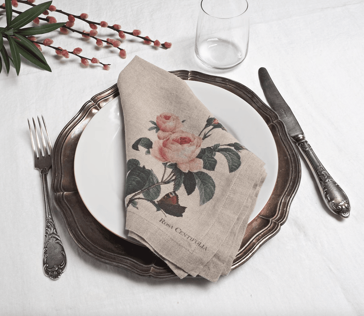 Garden Flowers | Linen Napkins | Set of 6 Mixed - Suzie Anderson Home