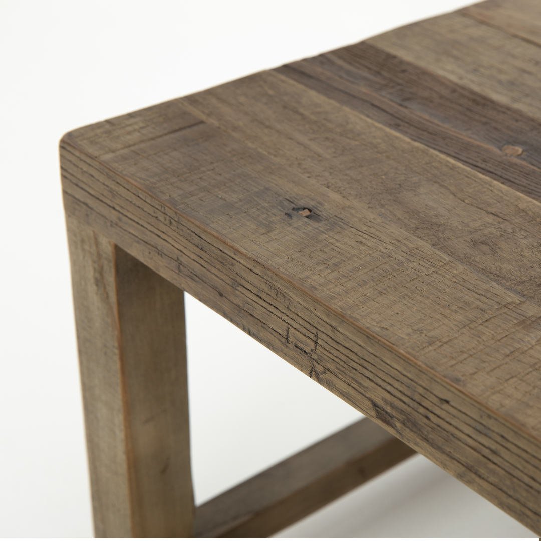 Gaston II Elm Wood Coffee Table | Flamant Belgium | W90 x L90 x H35cm - Suzie Anderson Home