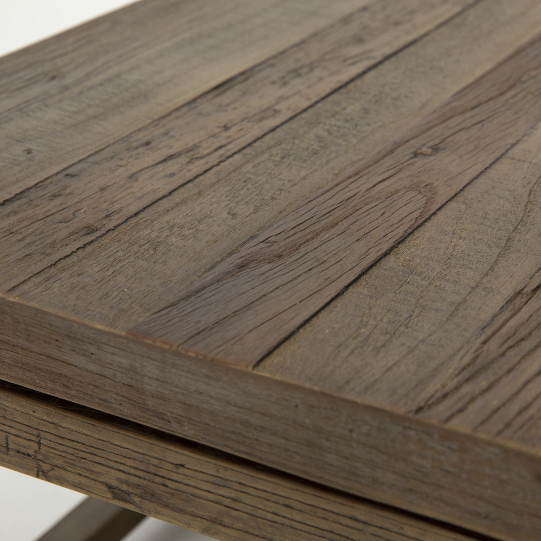 Gaston II Elm Wood Coffee Table | Flamant Belgium | W90 x L90 x H35cm - Suzie Anderson Home