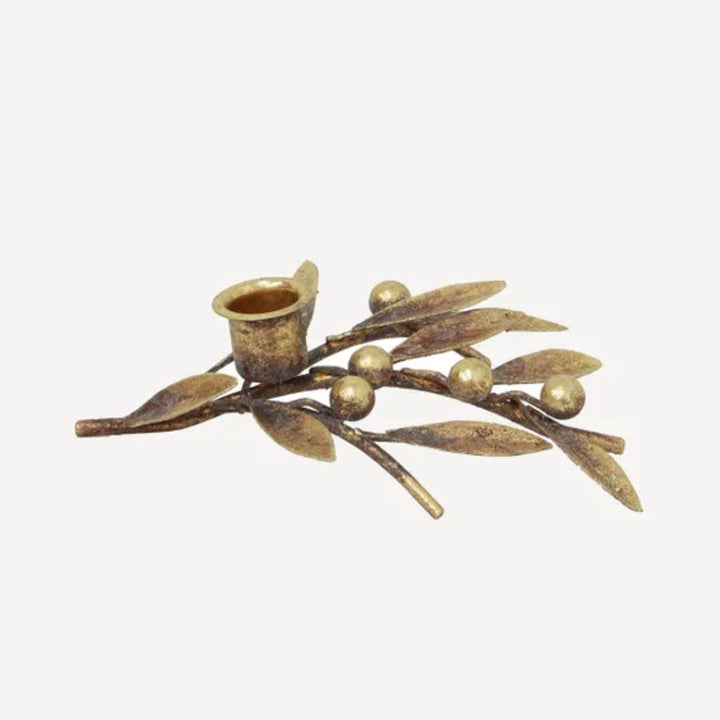 Mistletoe Iron Candleholder | Small