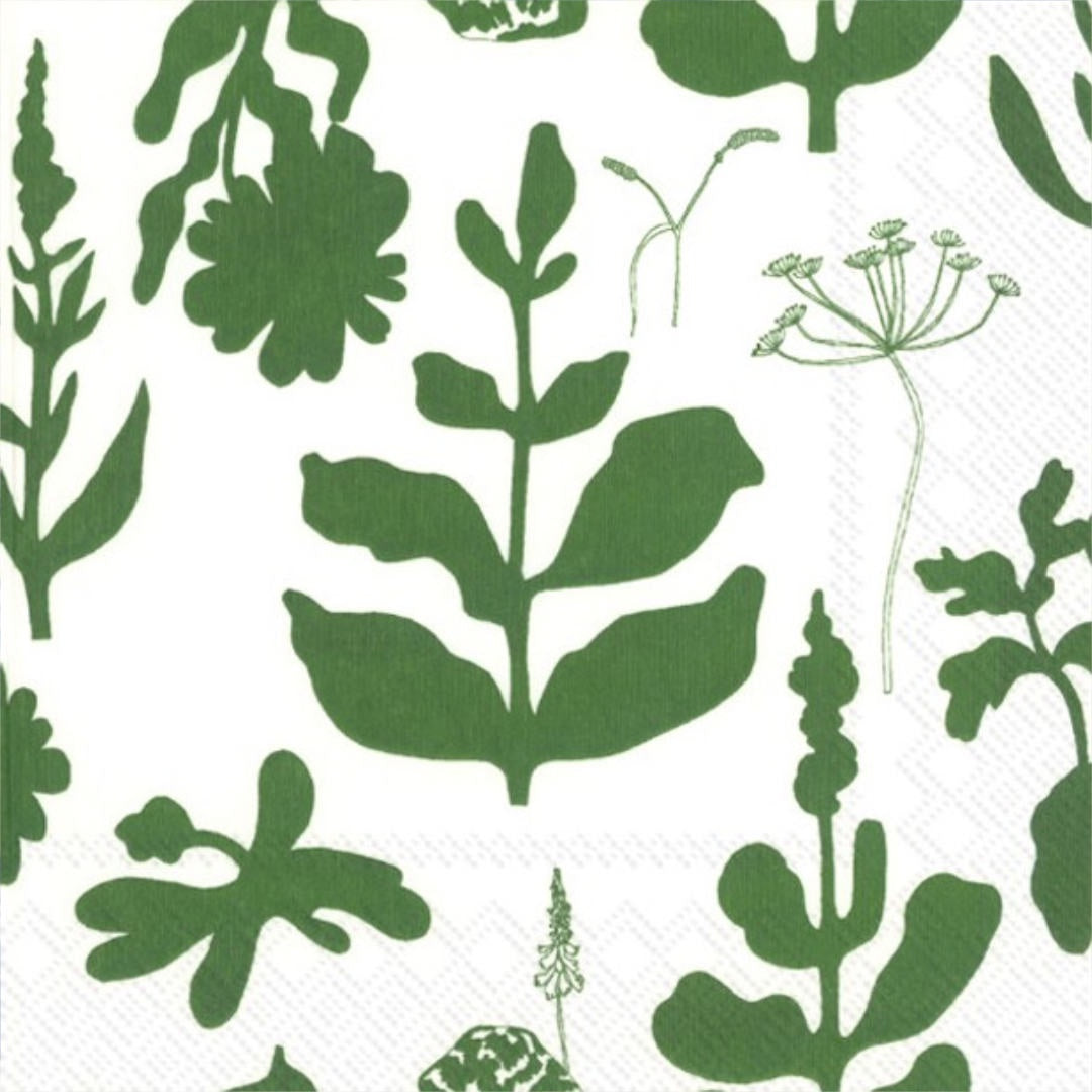 Lunch Napkin | Marimekko Elokuun Vorjot Green Pk20