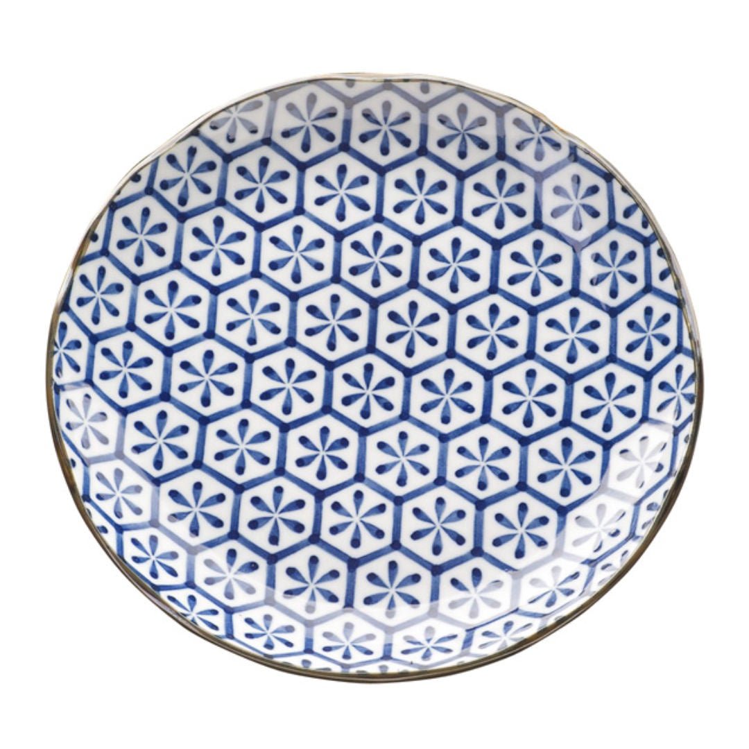 Hanakikkou Ceramic Round Plate - Suzie Anderson Home