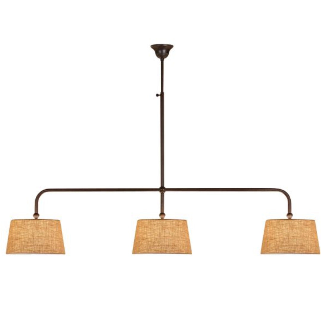 Miraso 3 Hanging Lamp Frame | Brown Patina | (Shades additional)
