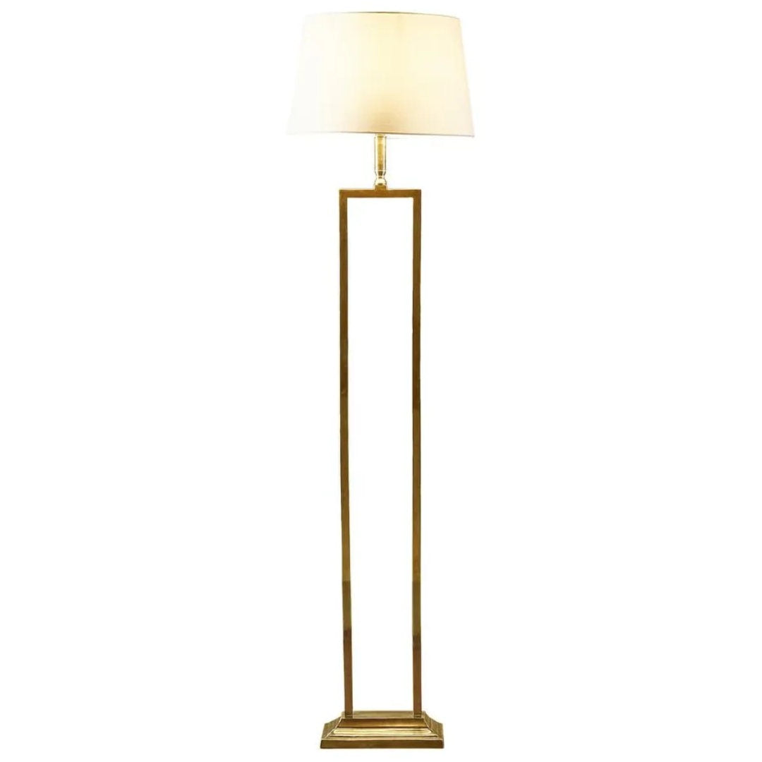 Hayman Floor Lamp Base | Antique Brass | H132cm
