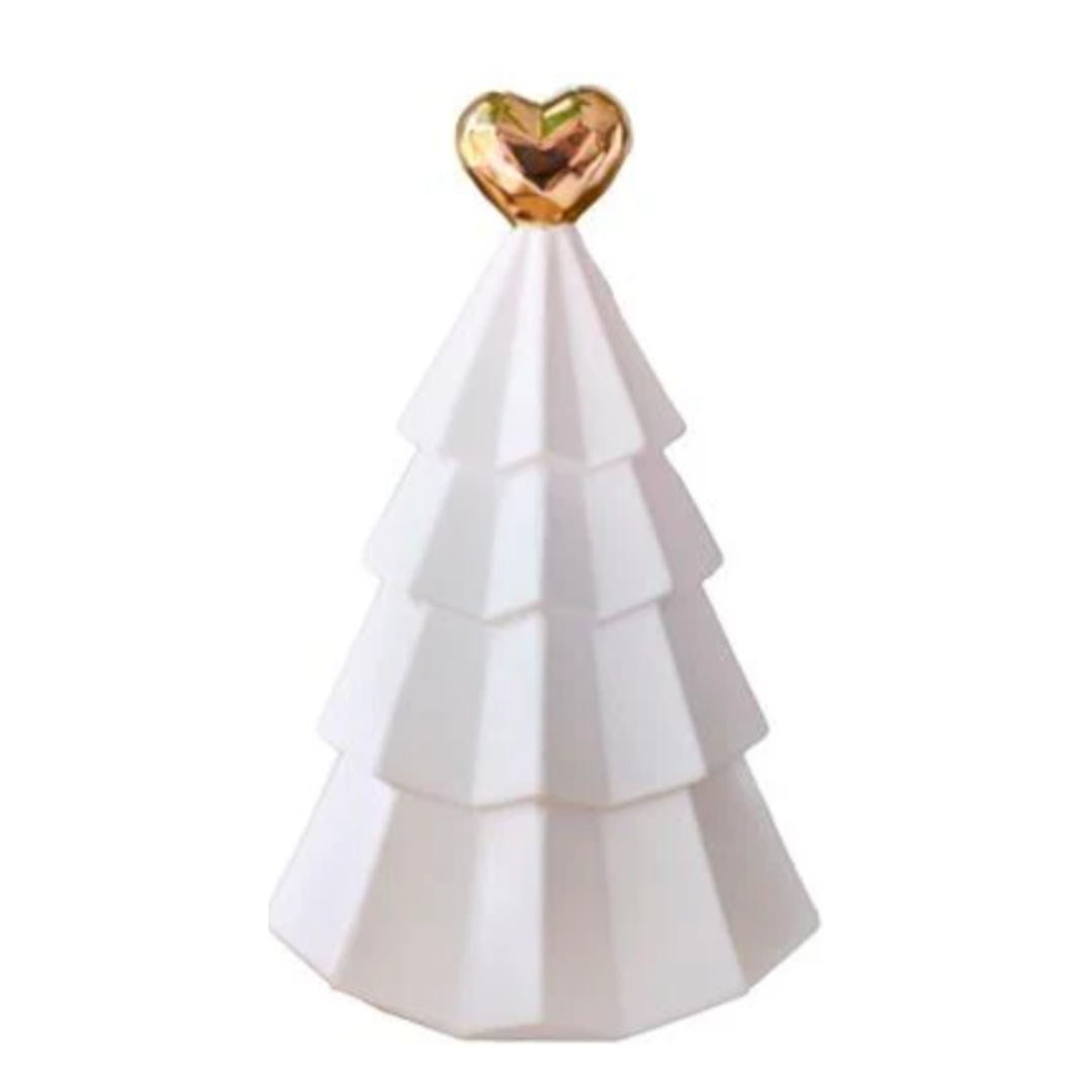 Christmas Tree with Gold Heart