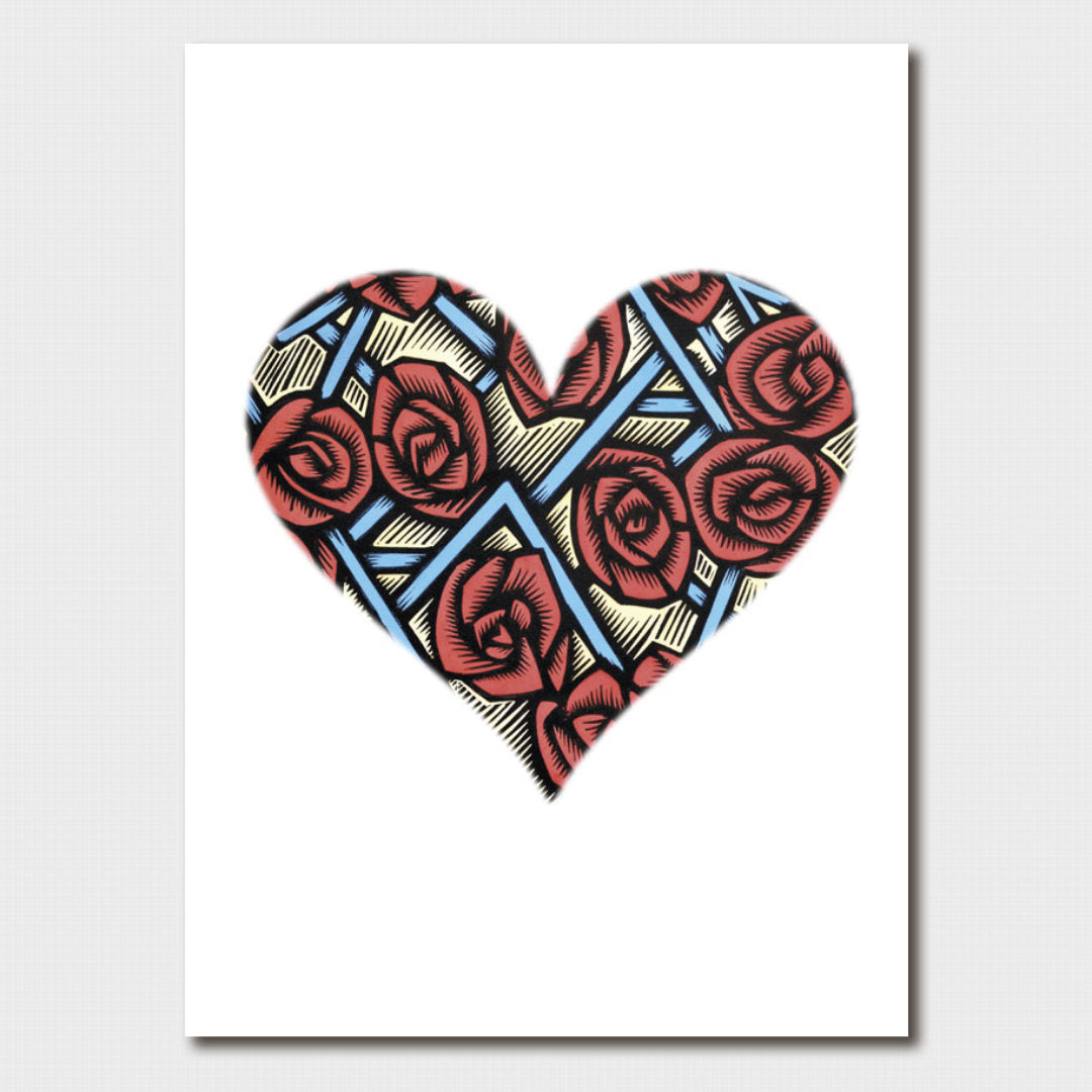 Bruce Goold Heart | Card & Envelope