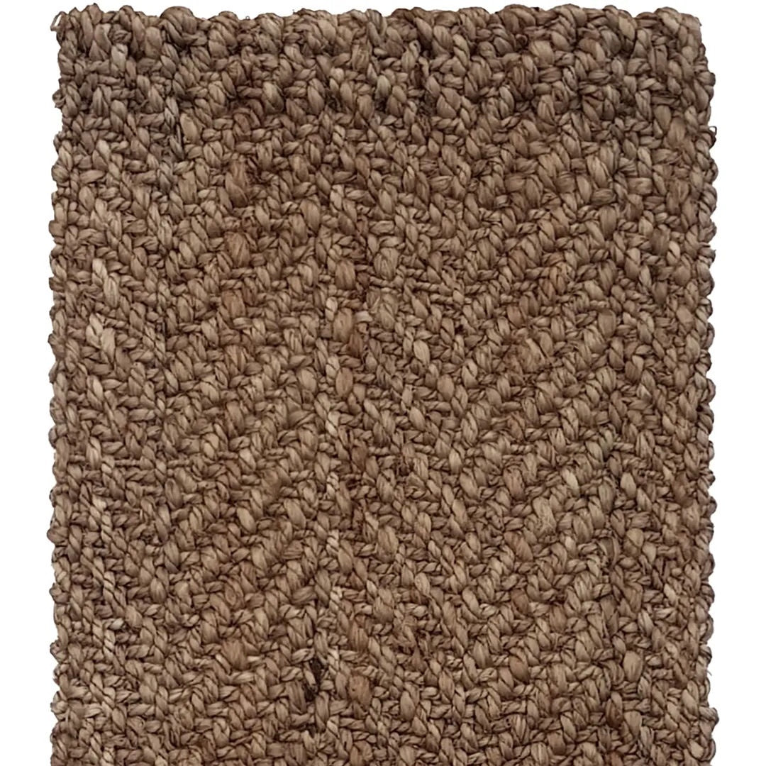 Herringbone Silver Floor Mat | 80x150cm