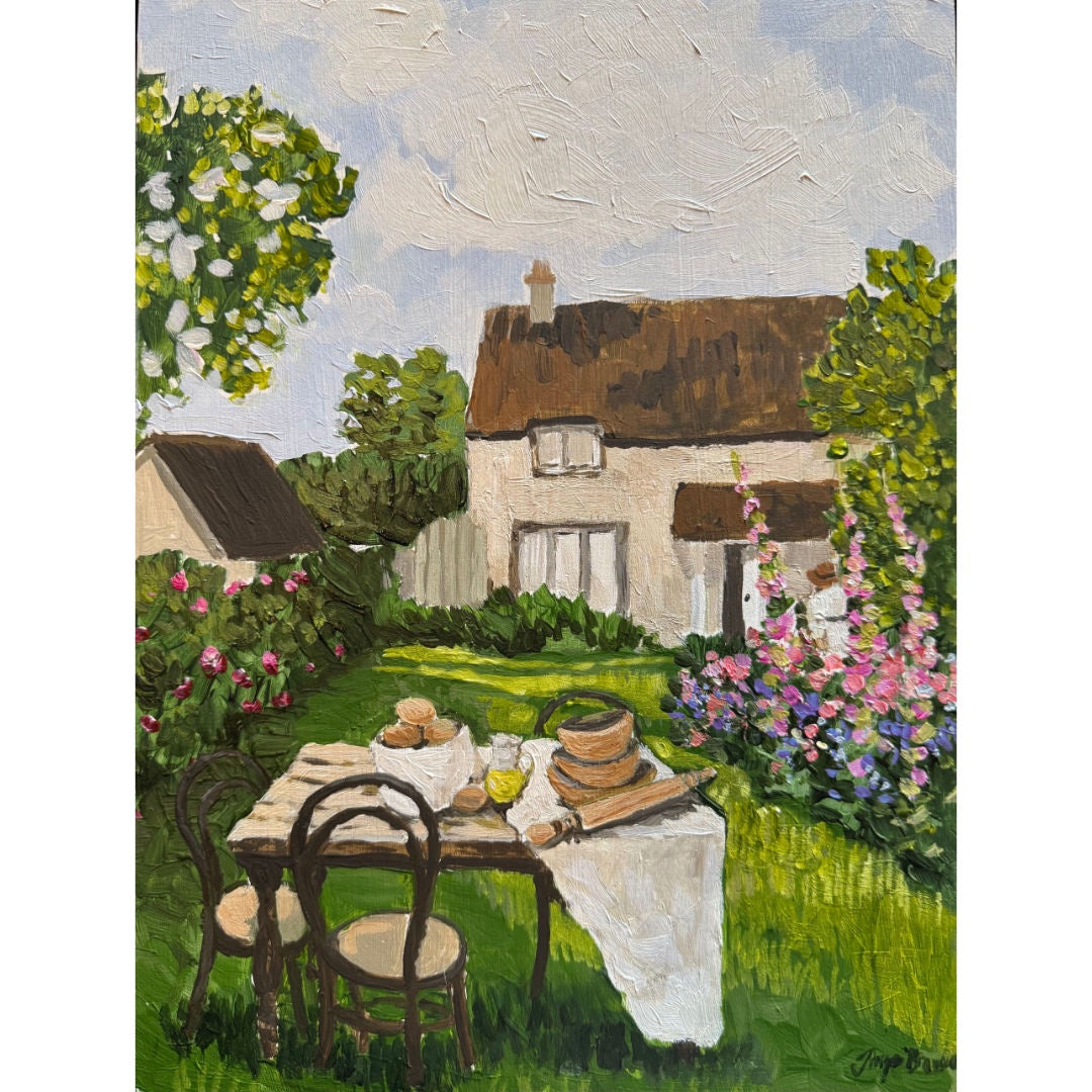 Into The Garden | Acrylic on Board | 23 x 31cm | Jacqui Brown | BOWRAL STORE