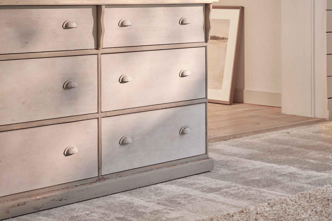 FLAMANT BELGIUM | Chest of 9 Drawers Larsson | 216cm L x 82Hcm x 50cm D
