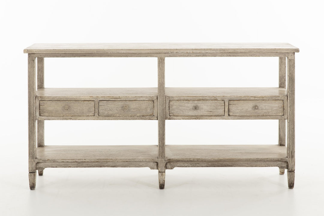 Buckley Reclaimed Pine Console Table | Flamant Belgium | L173 x D42 x H89