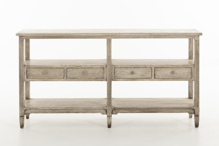 Buckley Reclaimed Pine Console Table | Flamant Belgium | L173 x D42 x H89