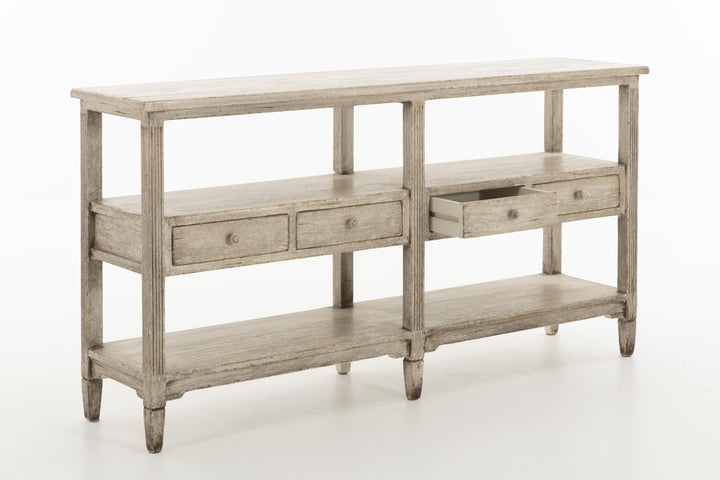 Buckley Reclaimed Pine Console Table | Flamant Belgium | L173 x D42 x H89