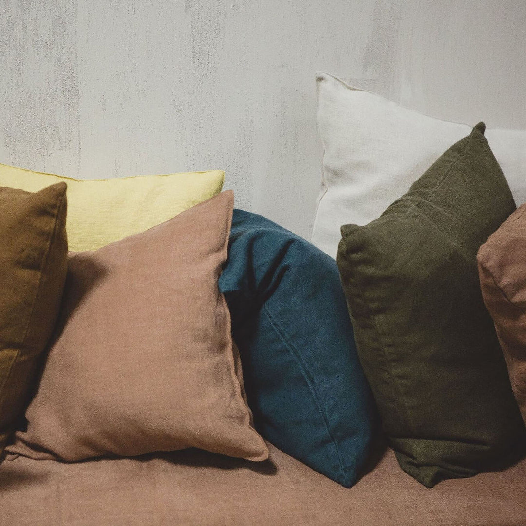 Hudson Libeco Linen Pillow Cover | Cinnamon | 50 x 50 cm | Libeco Linen - Suzie Anderson Home