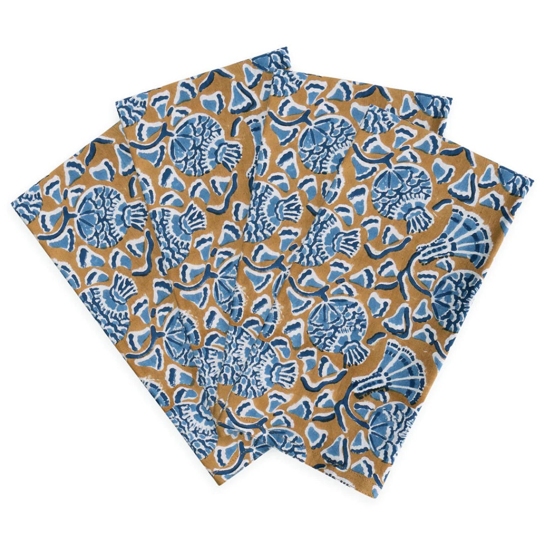 Iznik Tobacco Cotton Napkins | Set of 4