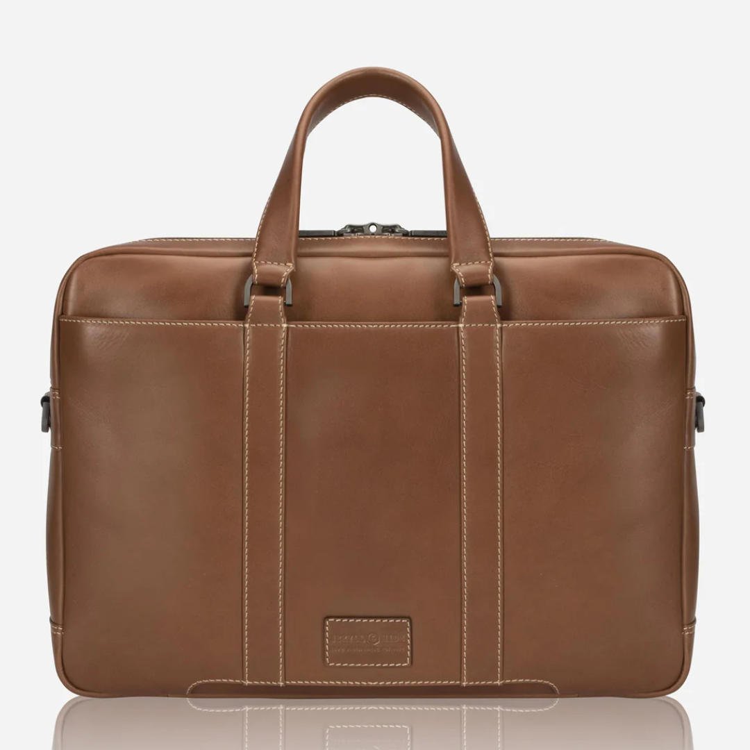 Jekyll | 17" Leather Laptop Briefcase | Colt - Suzie Anderson Home