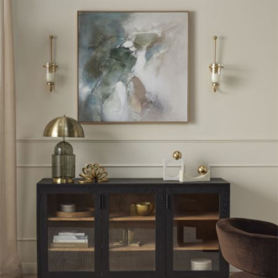 Green Skies |  Reproduction Framed Art | 100 x 100cm