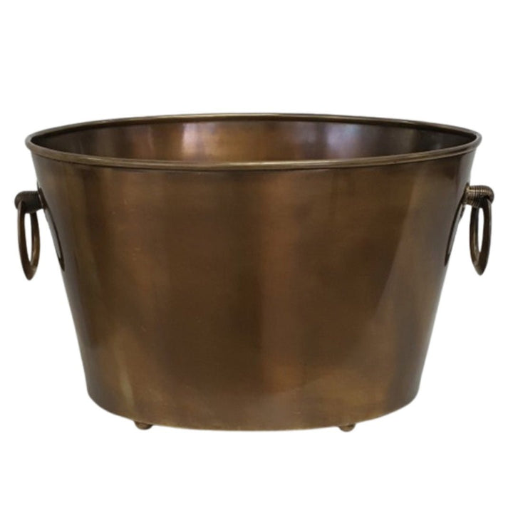 Knox Ice Bucket Oval | Brass - Suzie Anderson Home