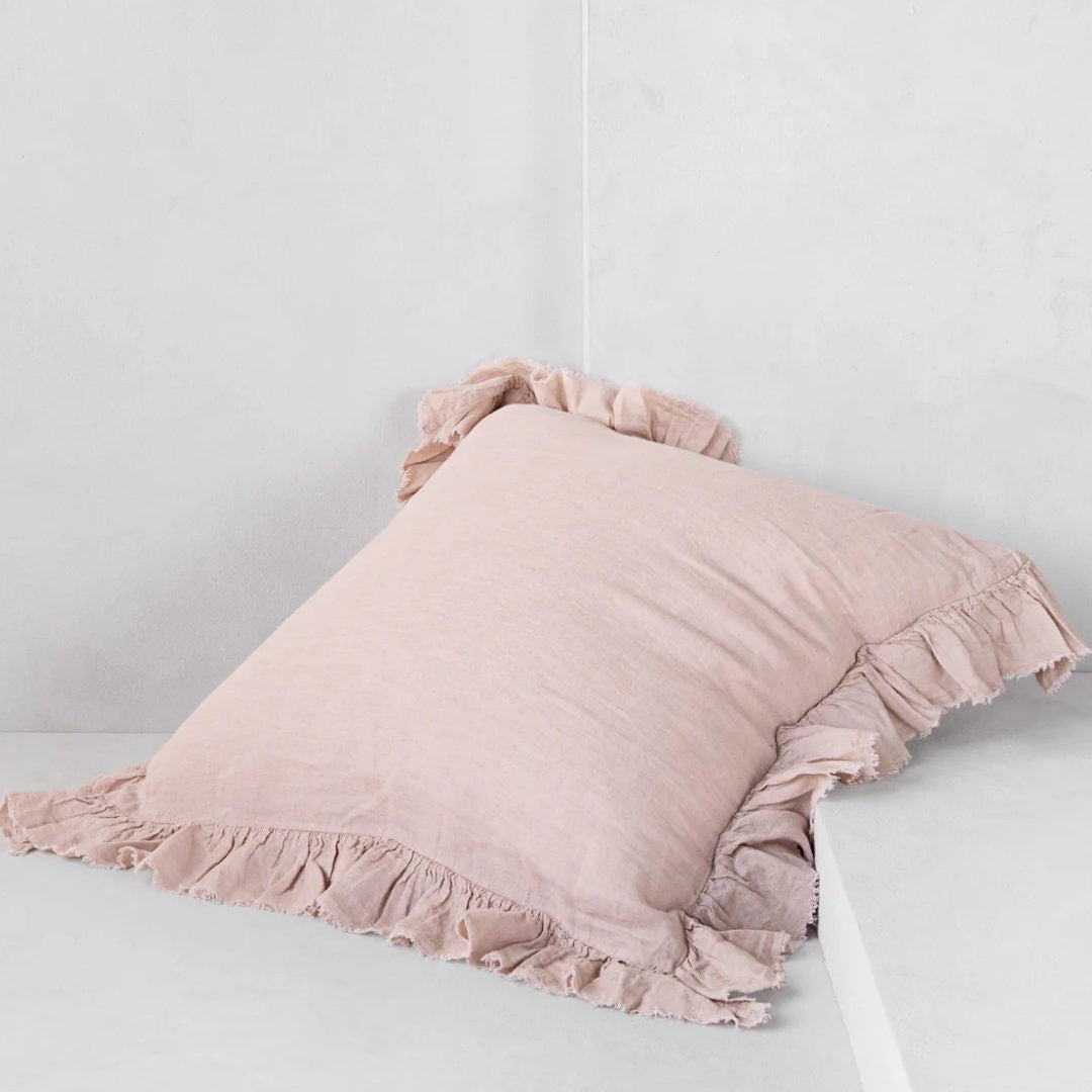 Kristine Euro Pillowcase + Ruffle | Floss - Suzie Anderson Home