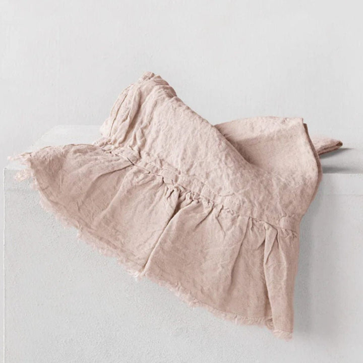 Kristine Guest Towel + Ruffle | Floss - Suzie Anderson Home