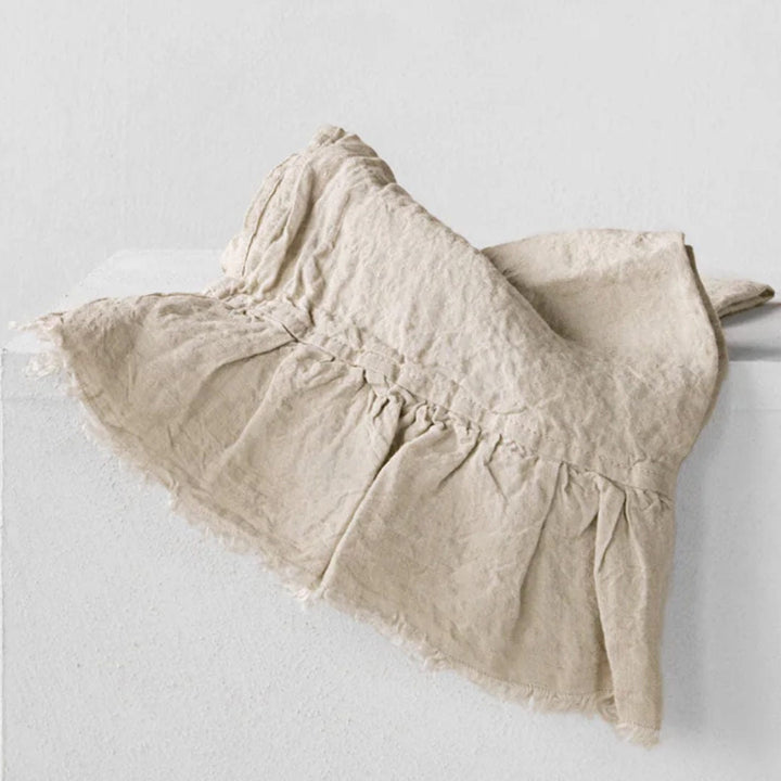 Kristine Guest Towel + Ruffle | Sable - Suzie Anderson Home
