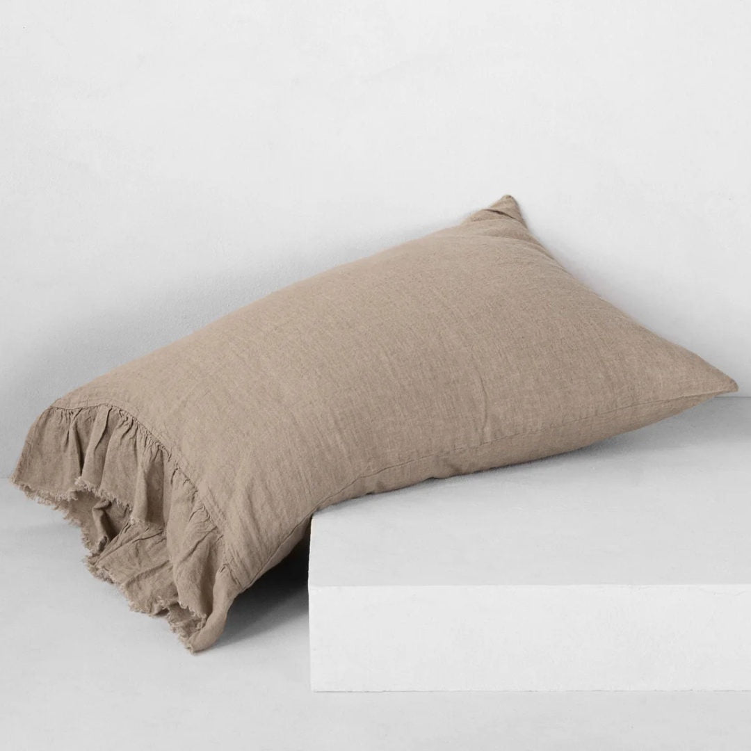 Kristine Standard Pillowcase + Ruffle | Cep - Suzie Anderson Home