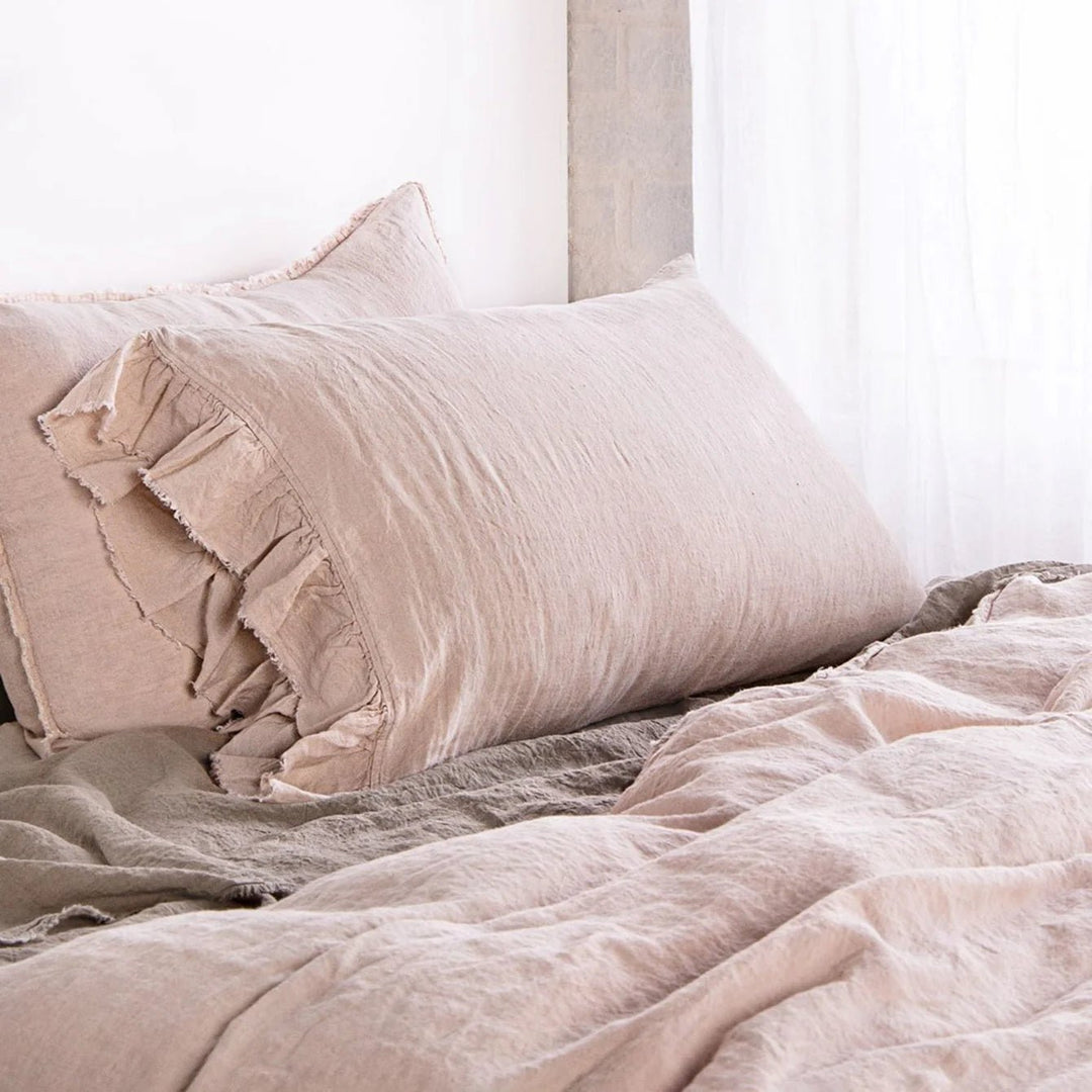 Kristine Standard Pillowcase + Ruffle | Floss - Suzie Anderson Home