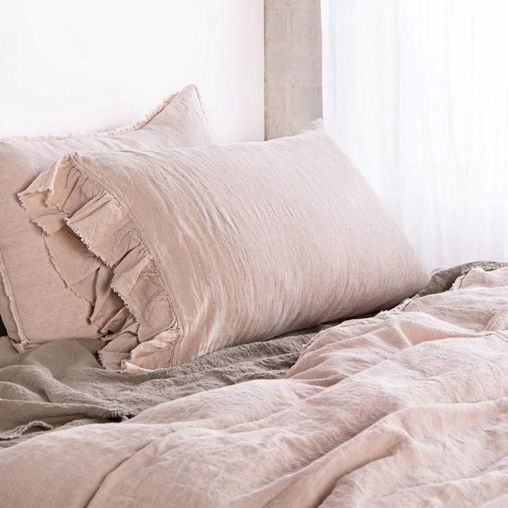 Kristine Standard Pillowcase + Ruffle | Floss - Suzie Anderson Home