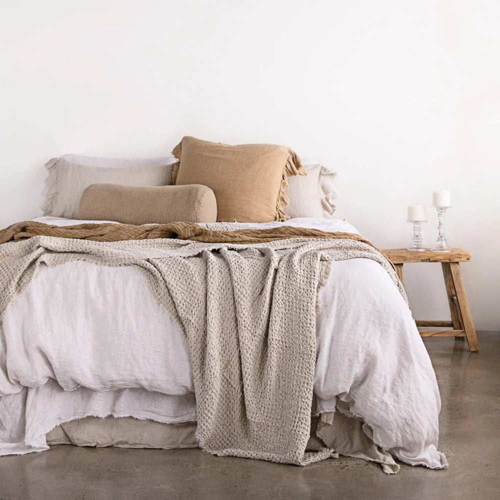 Kristine Standard Pillowcase + Ruffle | Sable - Suzie Anderson Home