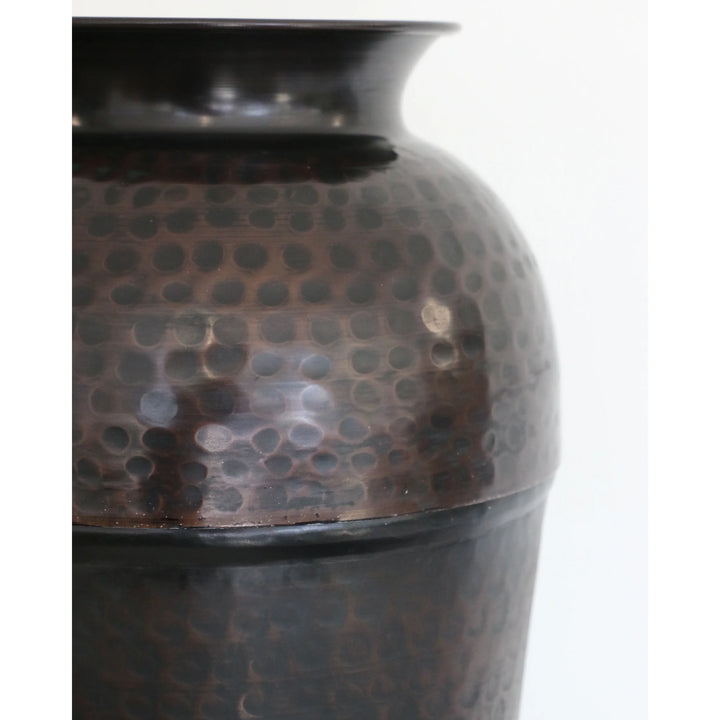 Marcello Small Antique Black Aluminium Urn