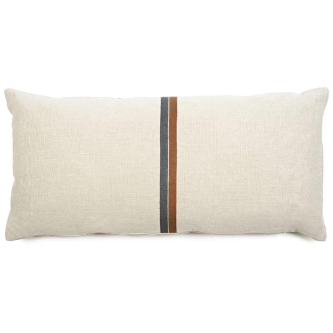 Libeco Linen Atlas Cushion Cover | Stonewashed Linen | Natural | 40x80cm - Suzie Anderson Home