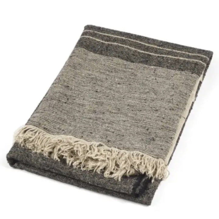 Libeco Linen Francis Stripe Throw Blanket | 140x220cm | Linen Blend - Suzie Anderson Home