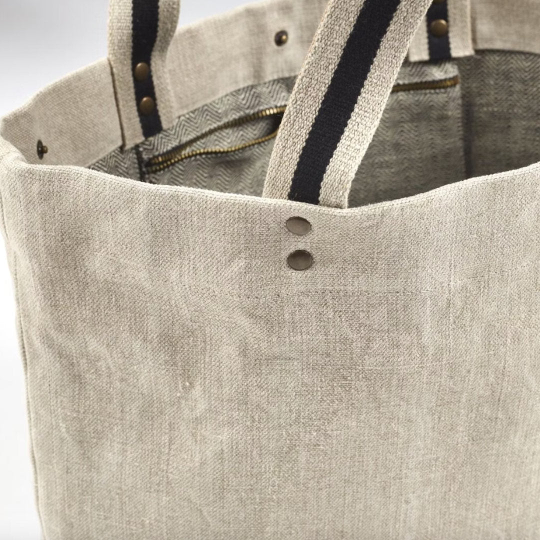 Libeco Linen James Shoulder Bag | Belgian Linen - Suzie Anderson Home