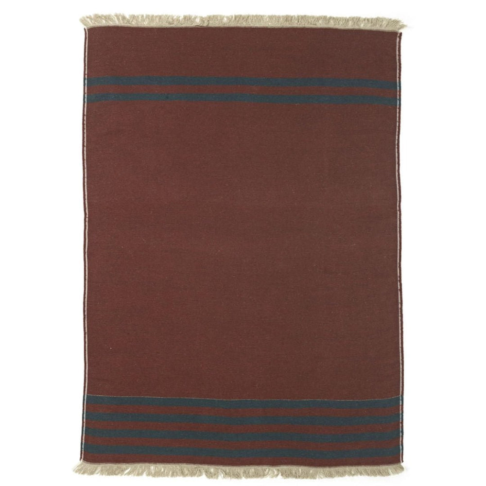 Libeco Linen Juniper Throw | 140 x 220cm | Leather / Wool - Suzie Anderson Home