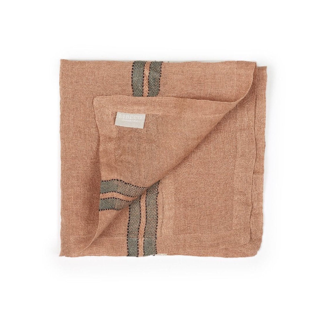 Libeco Linen Mojave Stripe Napkin | Belgian - Suzie Anderson Home