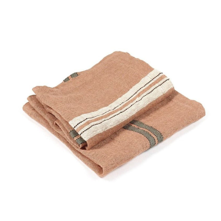 Libeco Linen Mojave Stripe Napkin | Belgian - Suzie Anderson Home