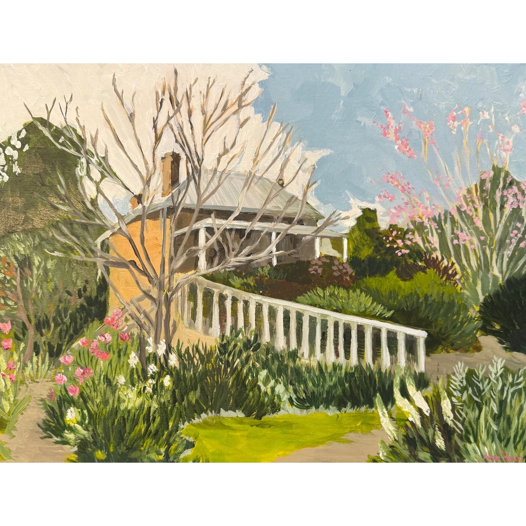 The Village Pottery | Acrylic on Board | 35 x 28cm | Jacqui Brown