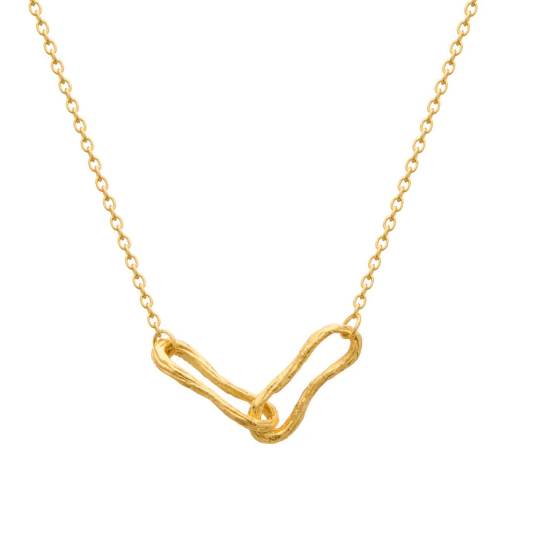 Eterna Interlink Necklace | 18K Gold Plate